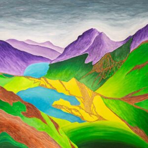 LANDSCAPE WITH TWO LAKES