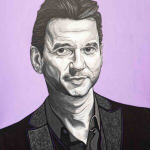 DAVID GAHAN NA FIALOVOM POZADÍ